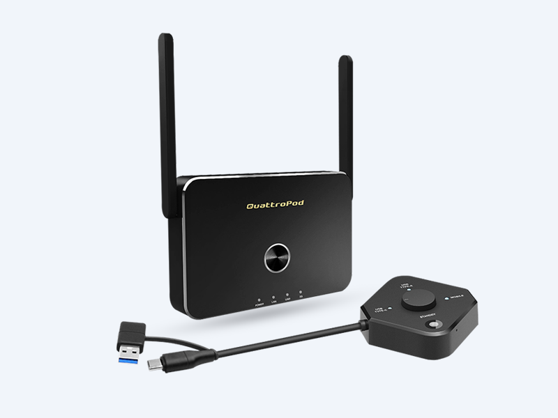 QuattroPod USB 無線影音商用會議簡報器 1
